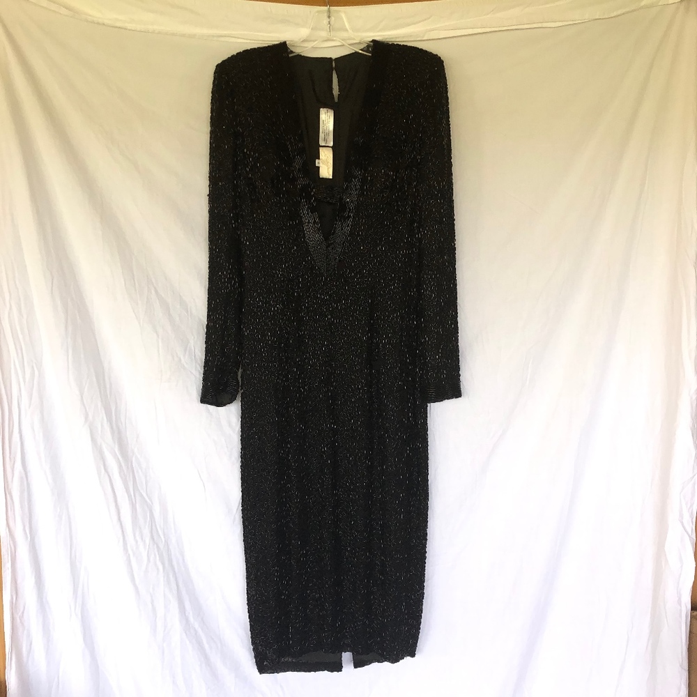 Vintage Stephen Yearick Beaded Dress